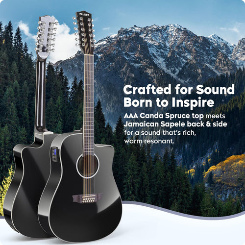 12 String Acoustic Electric Guitar B2634
