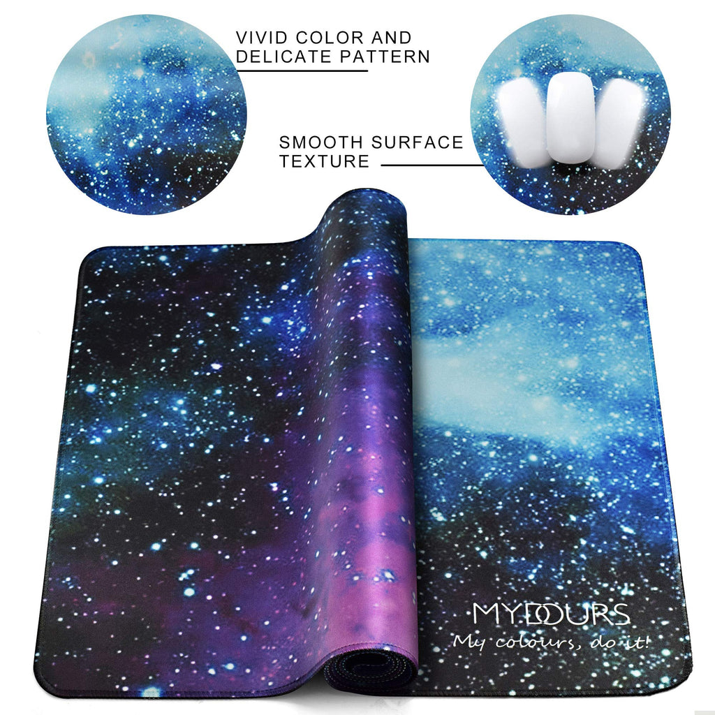 XXL Gaming Mouse Pad 48x16 Inches Fabric Non-Slip Rubber A9487