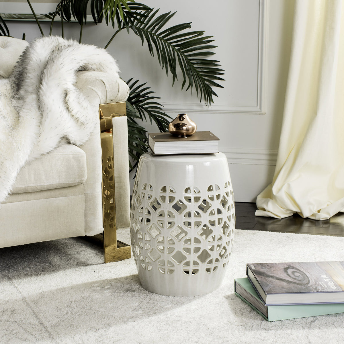 Ceramic Garden Stool W74058