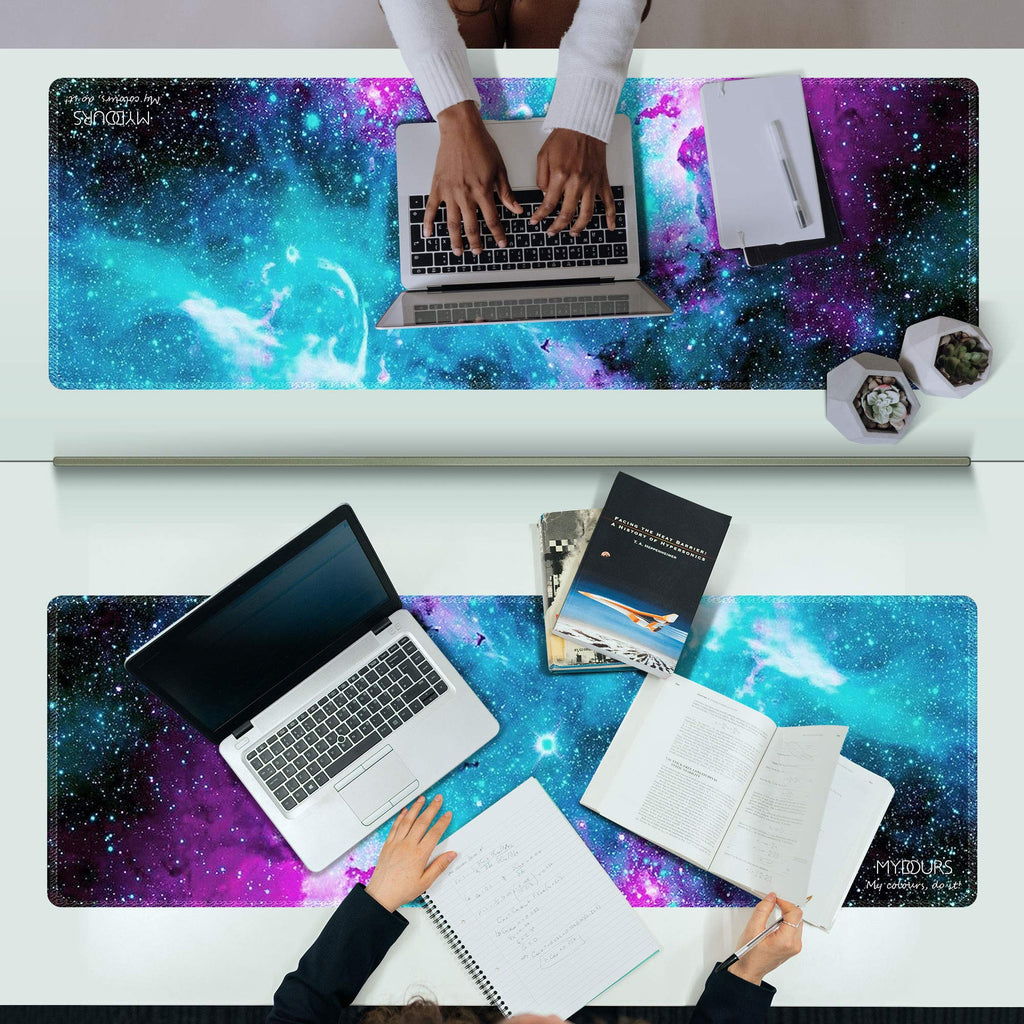 XXL Gaming Mouse Pad 48x16 Inches Fabric Non-Slip Rubber A9487
