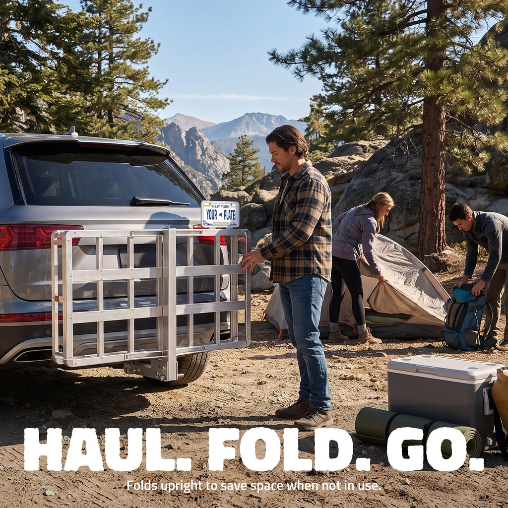 Aluminum Hitch Cargo Carrier & Cargo Bag R7790