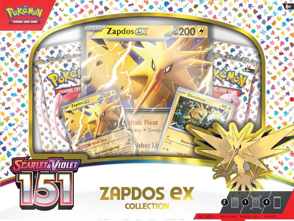 Pokemon TCG 151 Zapdos Ex Box U4550