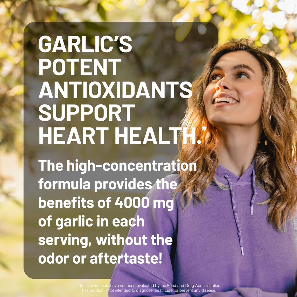 Odorless Garlic Supplement 4000mg 60 Count H8692